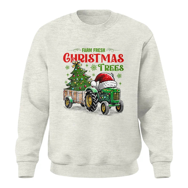 Image of Farm Fresh Christmas Trees - Unisex Crewneck Sweatshirt