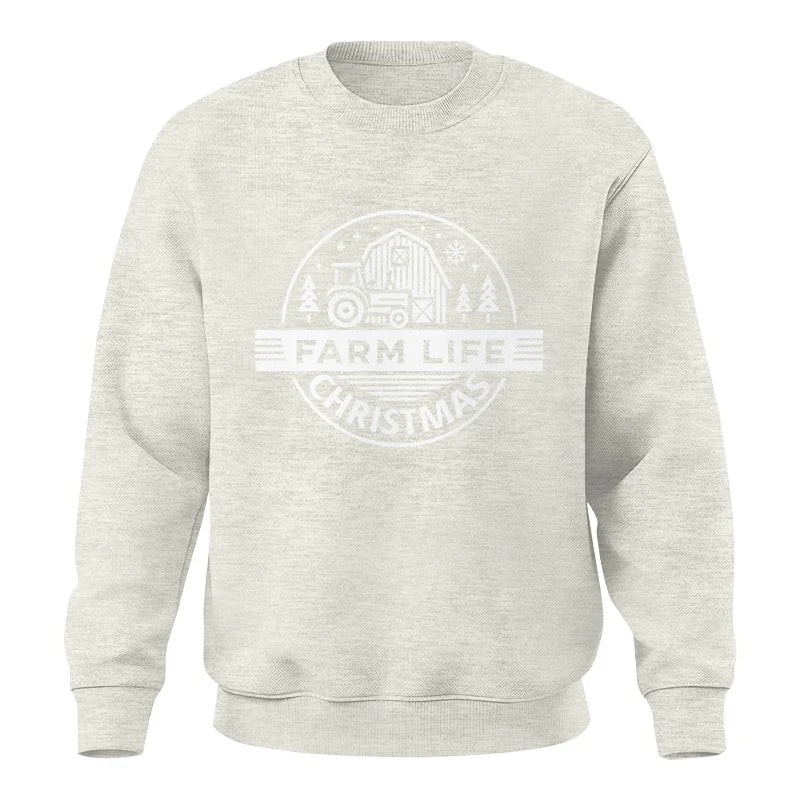 Farm Life Christmas 1 - Unisex Crewneck Sweatshirt