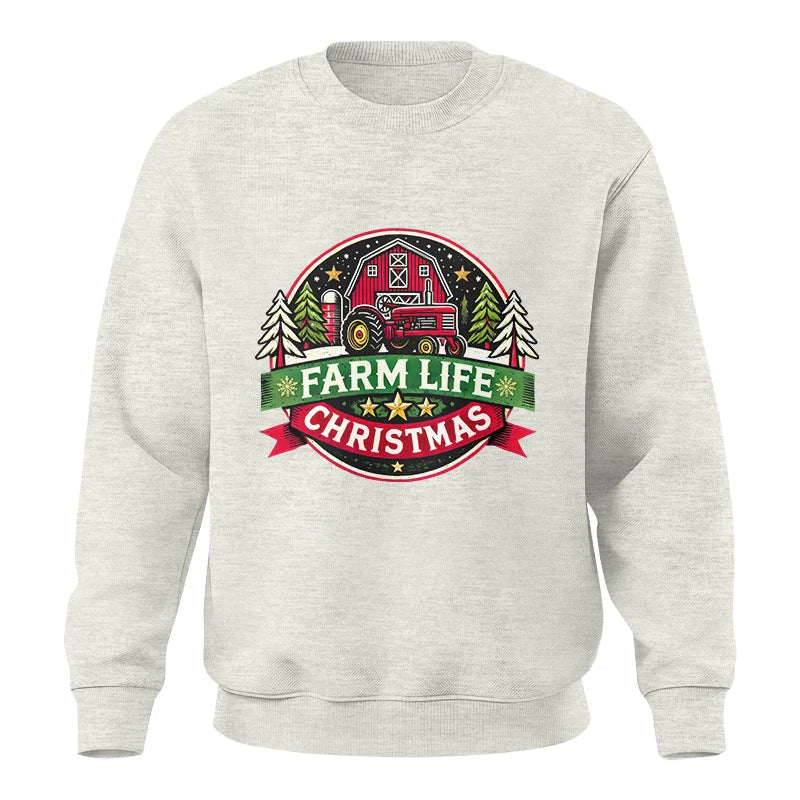 Farm Life Christmas 3 - Unisex Crewneck Sweatshirt