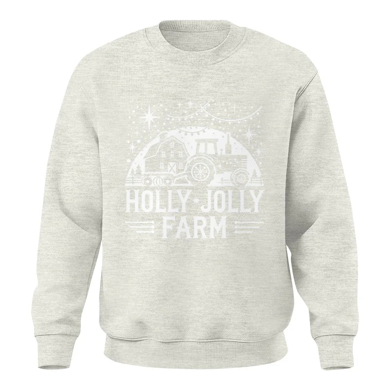 Image of Holly Jolly Farm 2 - Unisex Crewneck Sweatshirt