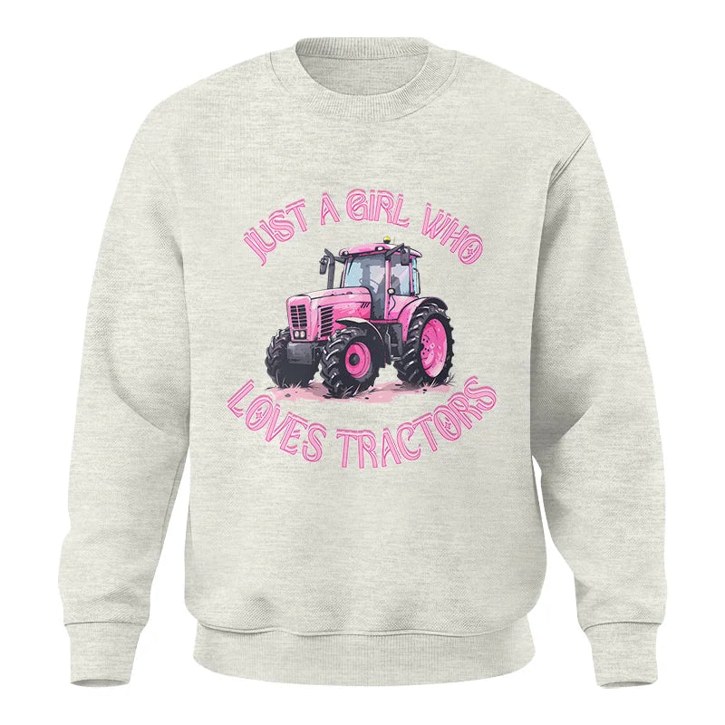 Just A Girl Who Loves Tractors 1 - Unisex Crewneck Sweatshirt