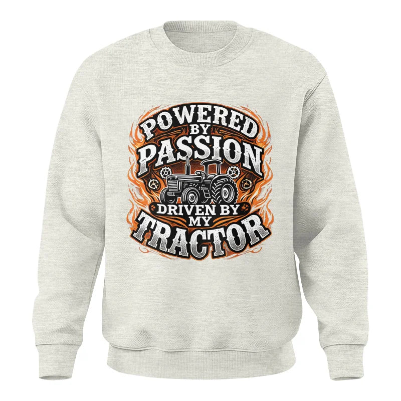 Powered By Passion Driven By My Tractor 5 - Unisex Crewneck Sweatshirt