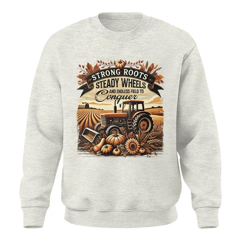 Image of Thanksgiving Farmer Endless Fields To Conquer 2 - Unisex Crewneck Sweatshirt