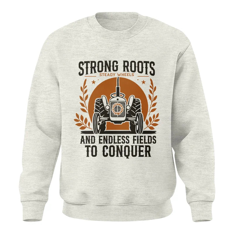 Image of Thanksgiving Farmer Endless Fields To Conquer 4 - Unisex Crewneck Sweatshirt