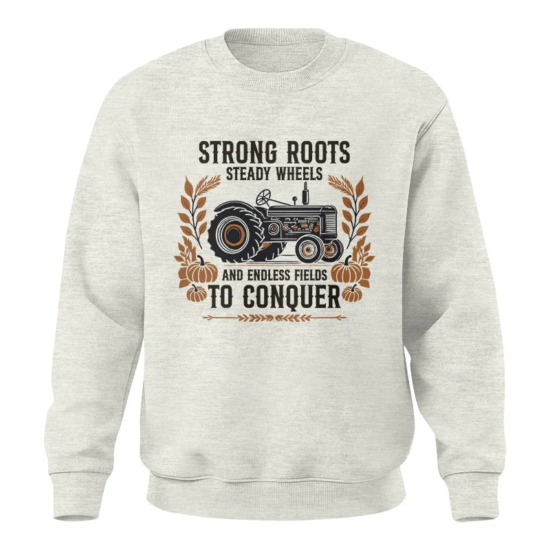 Image of Thanksgiving Farmer Endless Fields To Conquer 5 - Unisex Crewneck Sweatshirt