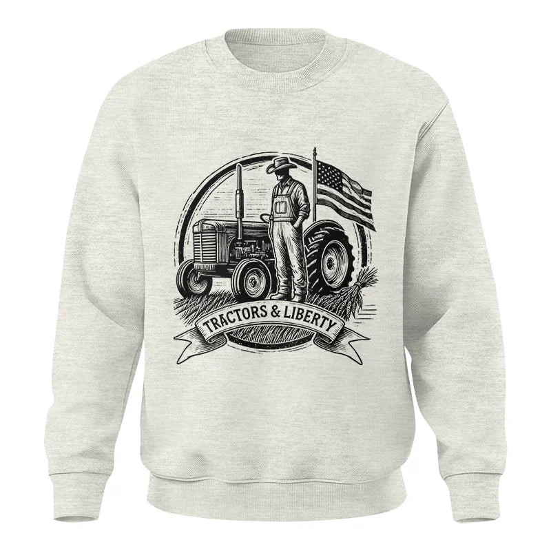 Image of Tractors And Liberty - Unisex Crewneck Sweatshirt