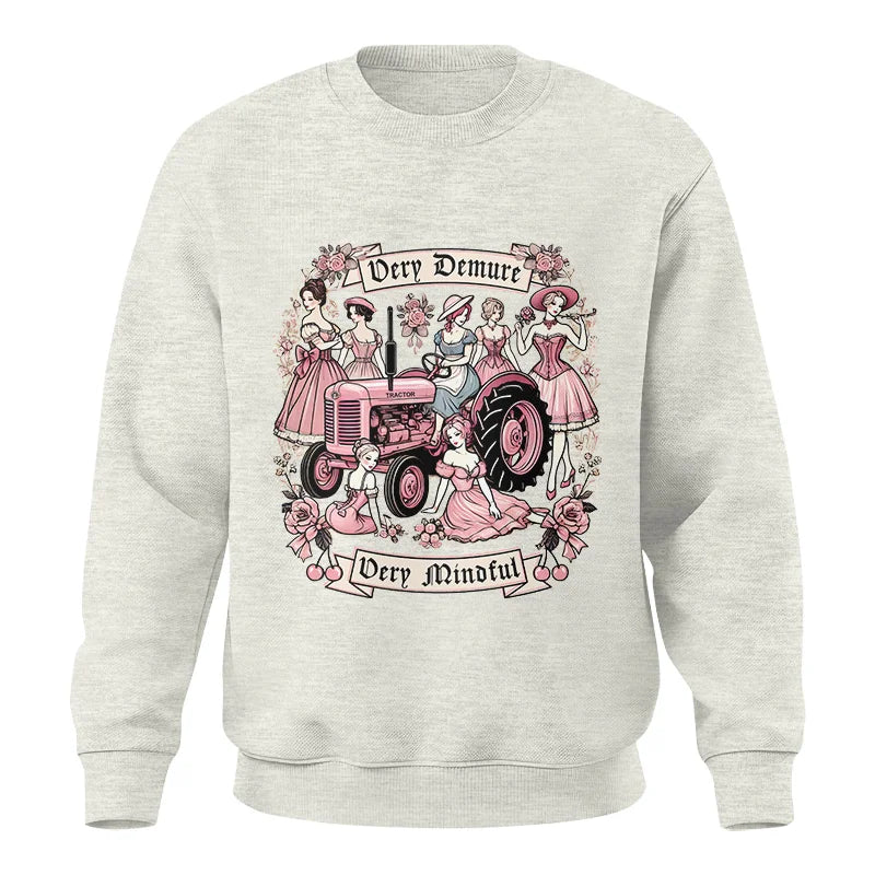 Very Demure Very Mindful Tractor - Unisex Crewneck Sweatshirt