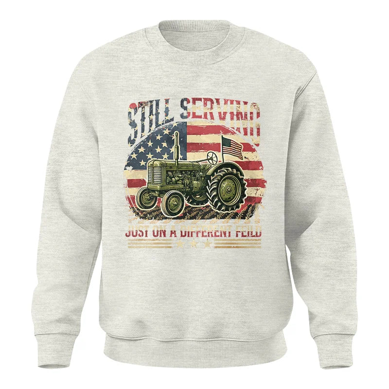 Veteran Farmer Still Serving 10 - Unisex Crewneck Sweatshirt