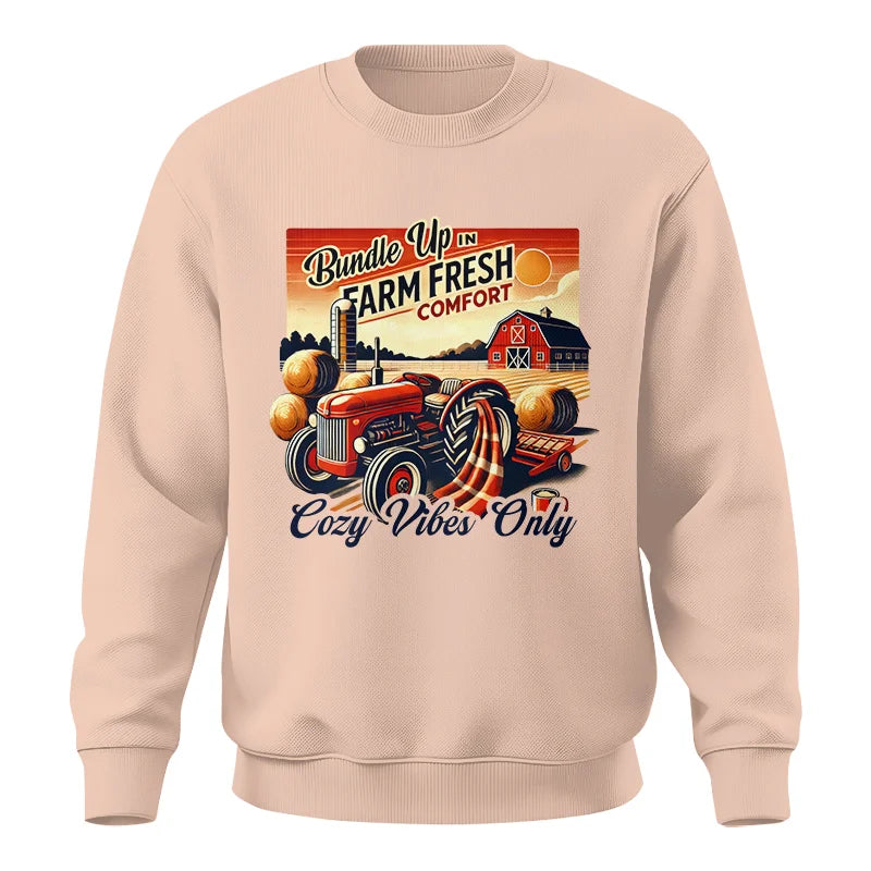 Bundle Up in Farm Fresh Comfort_Cozy Vibes Only 2 - Unisex Crewneck Sweatshirt