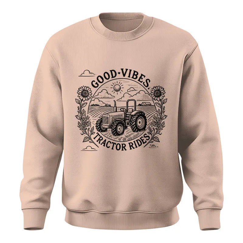 Image of Good Vibes Tractor Rides - Unisex Crewneck Sweatshirt