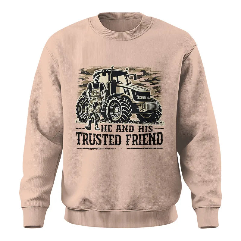 He and His Trusted Friend - Unisex Crewneck Sweatshirt