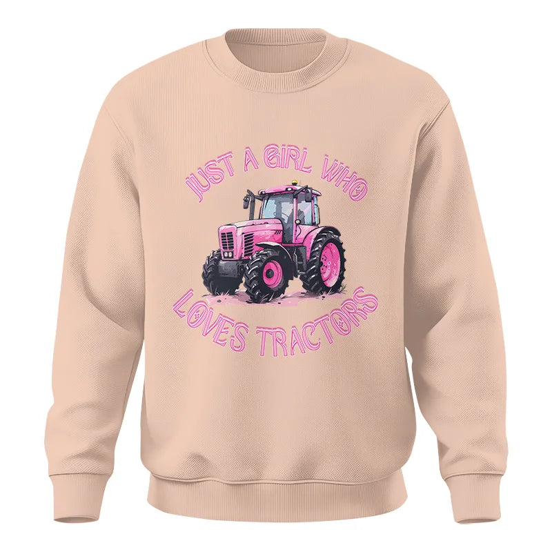 Just A Girl Who Loves Tractors 1 - Unisex Crewneck Sweatshirt