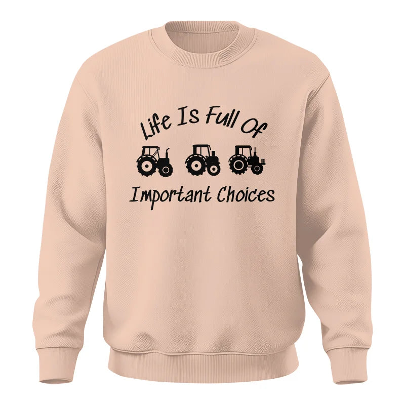 Image of Life Is Full Of Important Choices 15 - Unisex Crewneck Sweatshirt