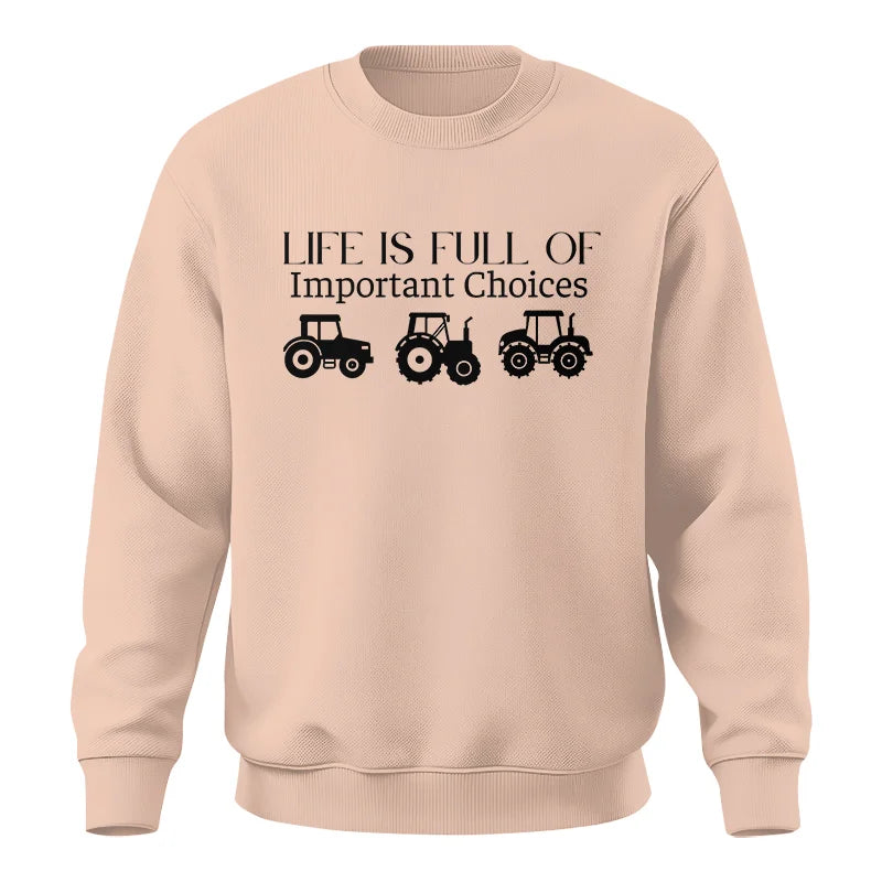 Image of Life Is Full Of Important Choices 23 - Unisex Crewneck Sweatshirt