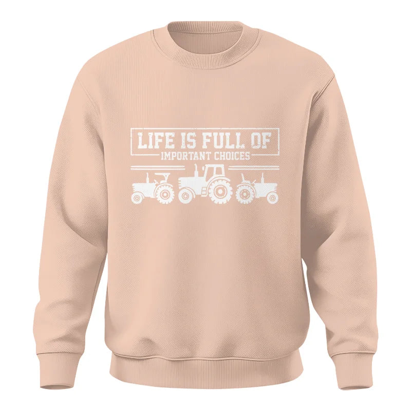 Image of Life Is Full Of Important Choices 31 - Unisex Crewneck Sweatshirt