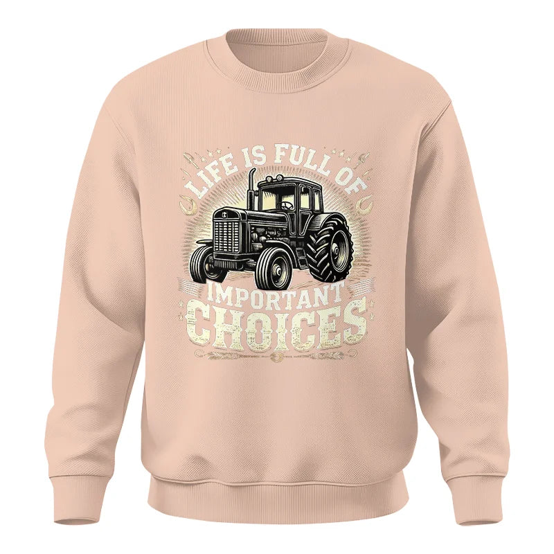 Image of Life Is Full Of Important Choices 5 - Unisex Crewneck Sweatshirt