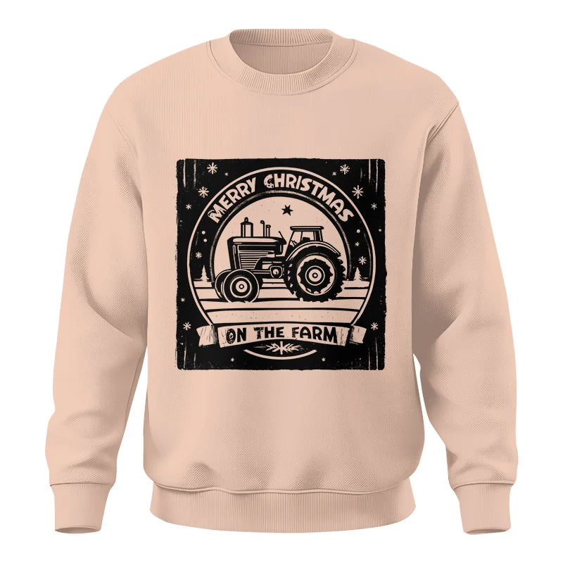 Image of Merry Chritmas On The Farm 5 - Unisex Crewneck Sweatshirt