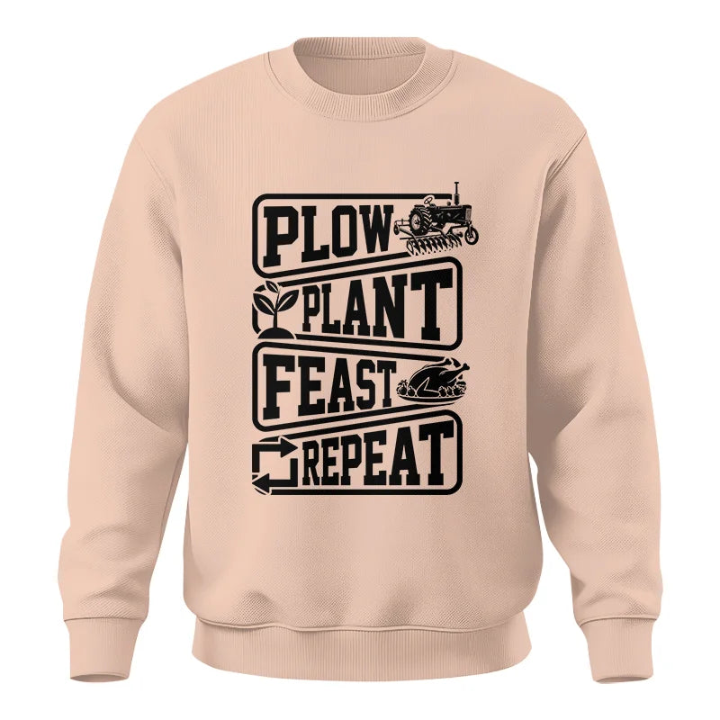 Image of Plow Plant Feast Repeat 1 - Unisex Crewneck Sweatshirt