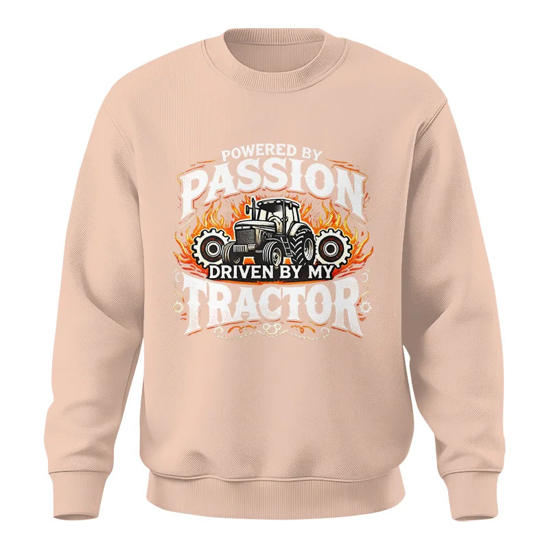 Powered By Passion Driven By My Tractor 1 - Unisex Crewneck Sweatshirt