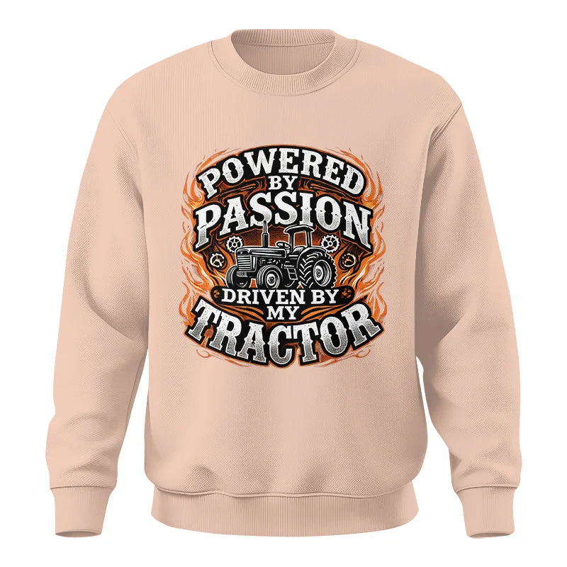 Powered By Passion Driven By My Tractor 5 - Unisex Crewneck Sweatshirt