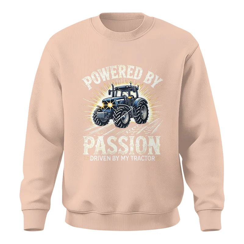 Powered By Passion Driven By My Tractor - Unisex Crewneck Sweatshirt