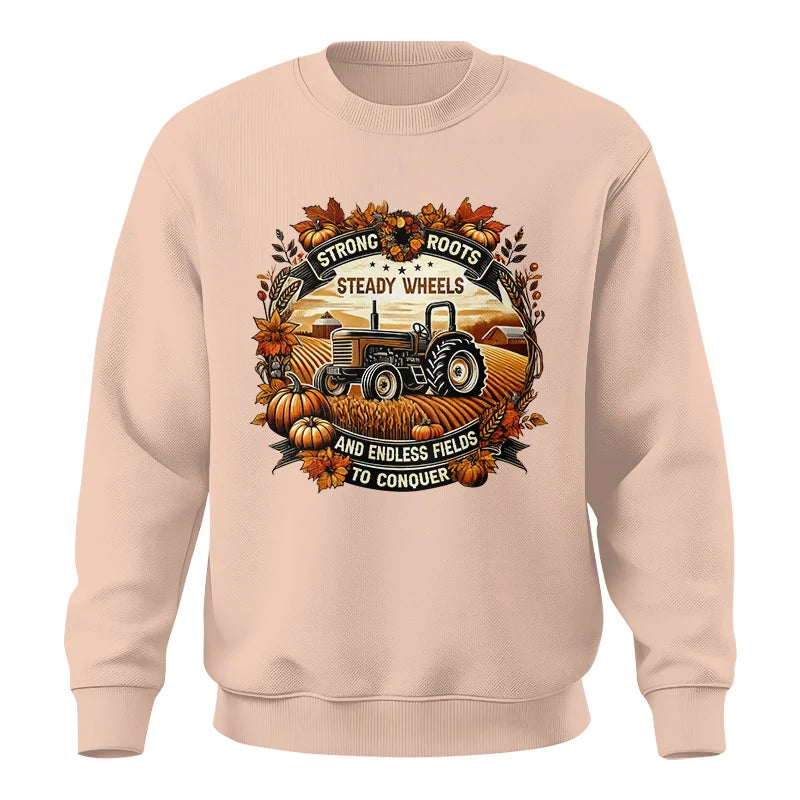 Image of Thanksgiving Farmer Endless Fields To Conquer 1 - Unisex Crewneck Sweatshirt