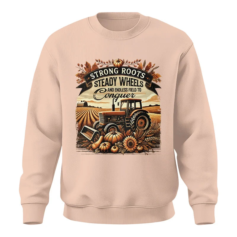 Thanksgiving Farmer Endless Fields To Conquer 2 - Unisex Crewneck Sweatshirt