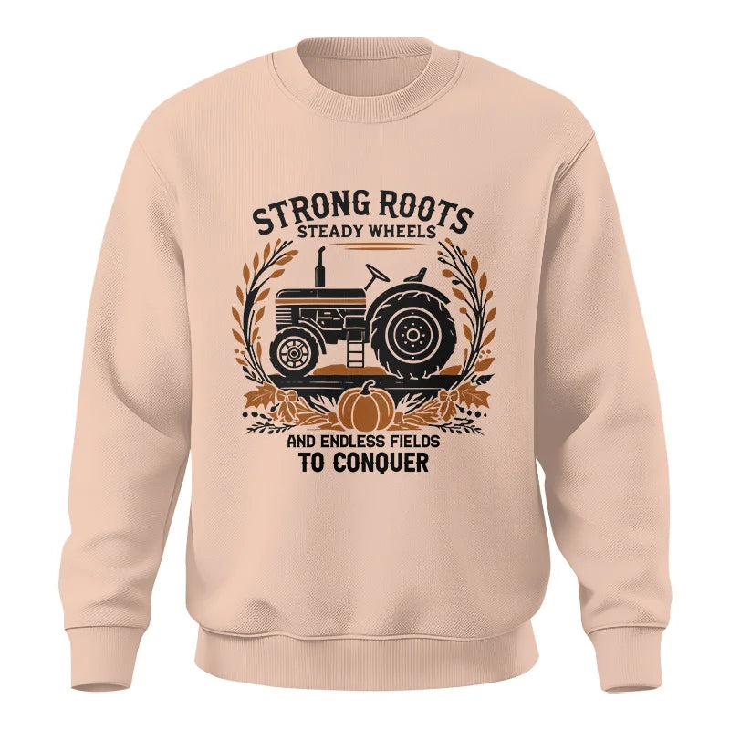 Image of Thanksgiving Farmer Endless Fields To Conquer 3 - Unisex Crewneck Sweatshirt