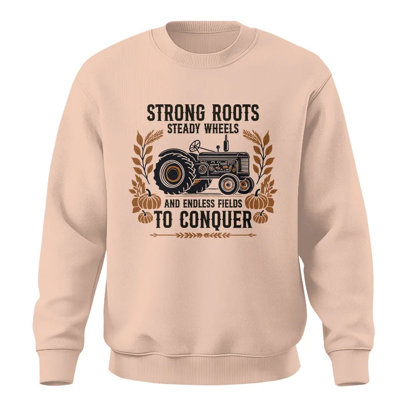 Image of Thanksgiving Farmer Endless Fields To Conquer 5 - Unisex Crewneck Sweatshirt