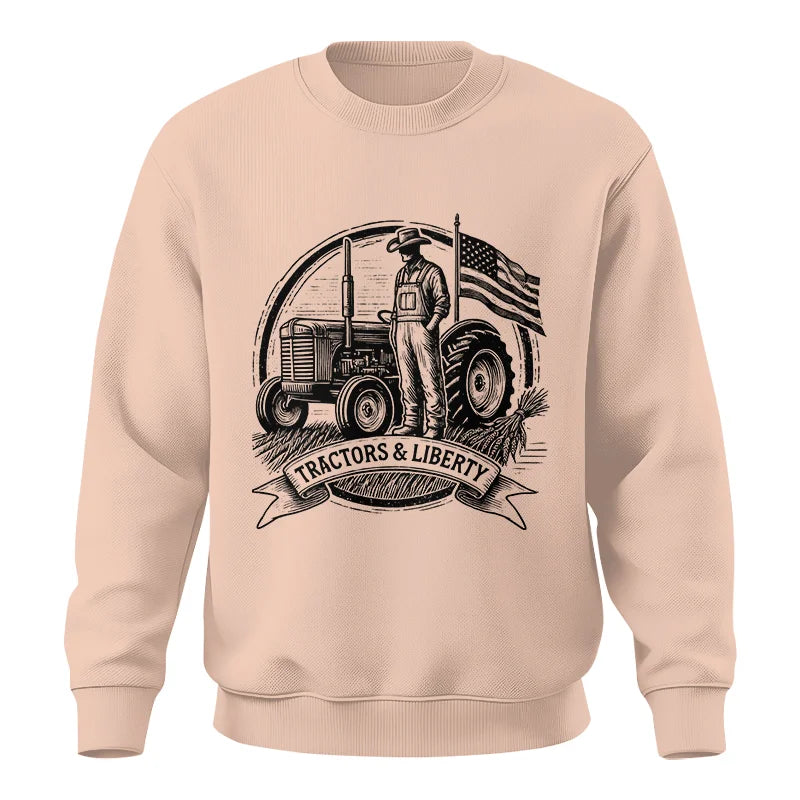 Image of Tractors And Liberty - Unisex Crewneck Sweatshirt