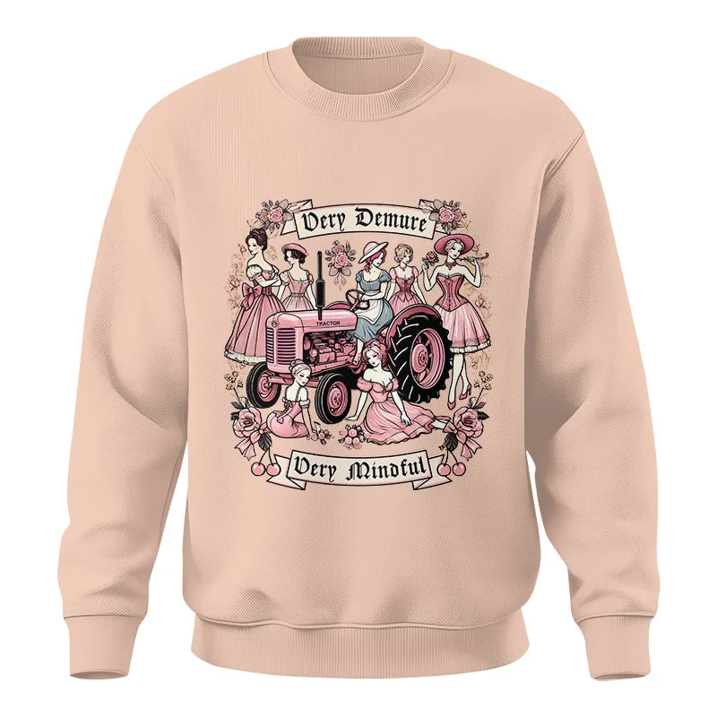 Very Demure Very Mindful Tractor - Unisex Crewneck Sweatshirt