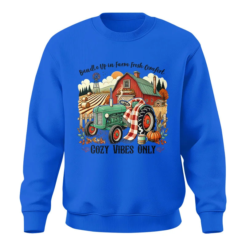 Bundle Up in Farm Fresh Comfort_Cozy Vibes Only - Unisex Crewneck Sweatshirt