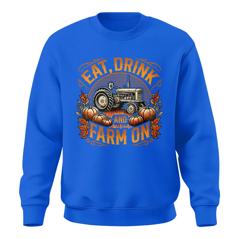 Eat Drink and Farm On 2 - Unisex Crewneck Sweatshirt