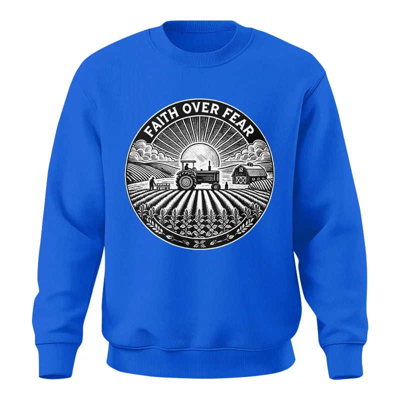 Faith Over Fear - Unisex Crewneck Sweatshirt