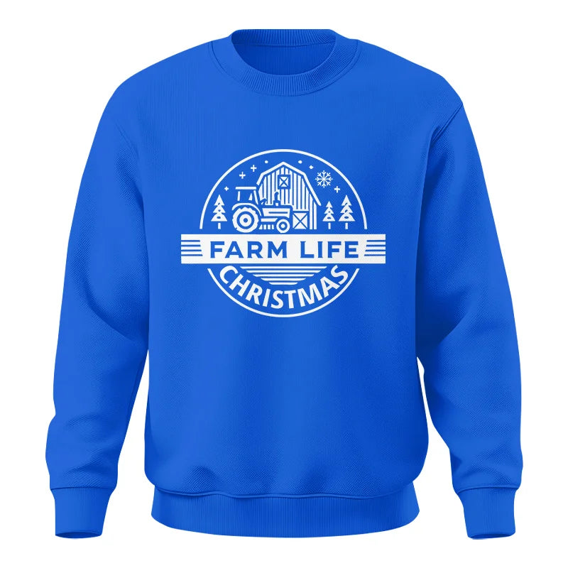 Farm Life Christmas 1 - Unisex Crewneck Sweatshirt