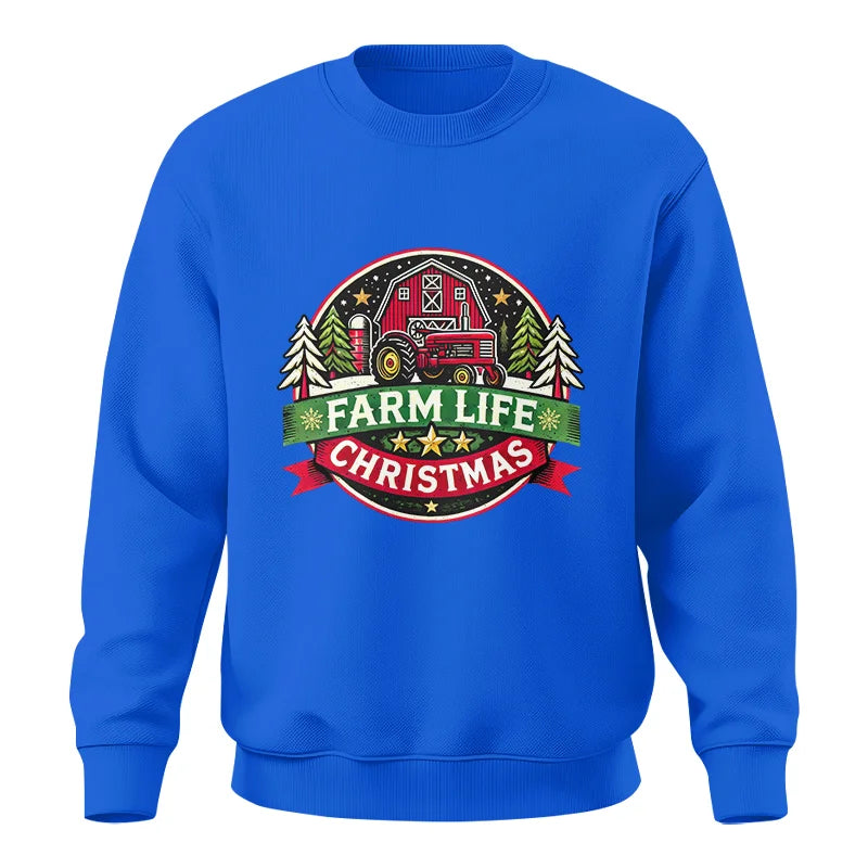 Farm Life Christmas 3 - Unisex Crewneck Sweatshirt