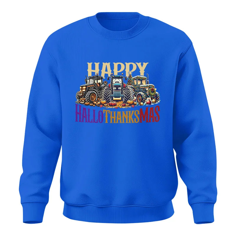 Happy HalloThanksMas - Unisex Crewneck Sweatshirt