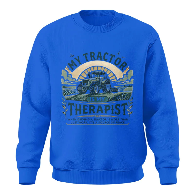 My Tractor Is My Therapist - Unisex Crewneck Sweatshirt