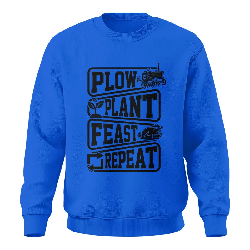 Image of Plow Plant Feast Repeat 1 - Unisex Crewneck Sweatshirt