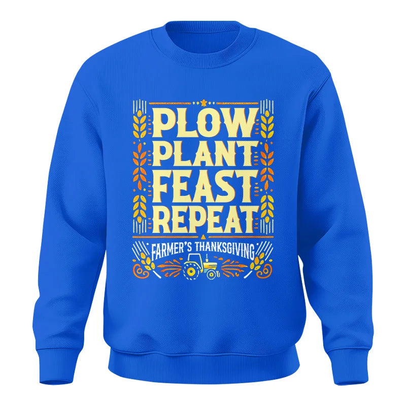 Plow Plant Feast Repeat - Unisex Crewneck Sweatshirt