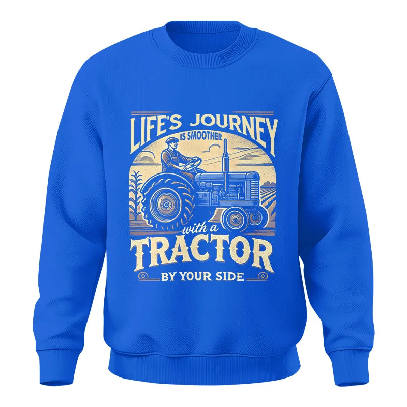 Smoother With A Tractor By Your Side - Unisex Crewneck Sweatshirt