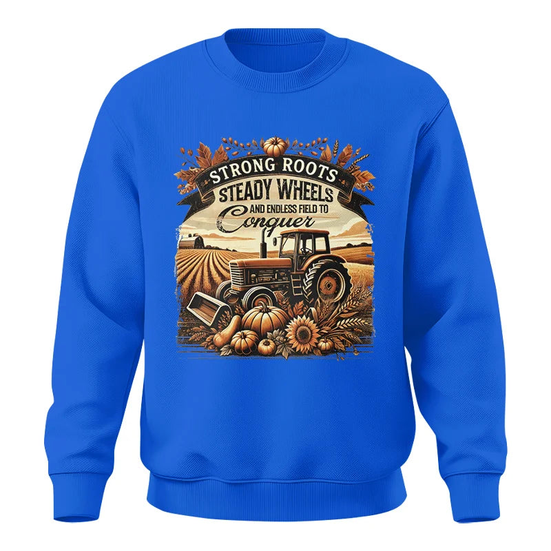 Image of Thanksgiving Farmer Endless Fields To Conquer 2 - Unisex Crewneck Sweatshirt