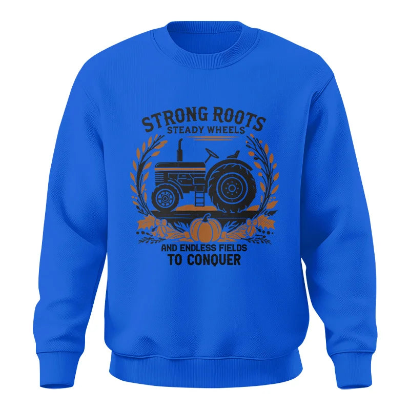 Image of Thanksgiving Farmer Endless Fields To Conquer 3 - Unisex Crewneck Sweatshirt