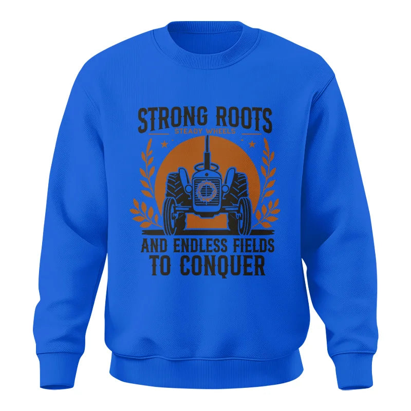 Image of Thanksgiving Farmer Endless Fields To Conquer 4 - Unisex Crewneck Sweatshirt