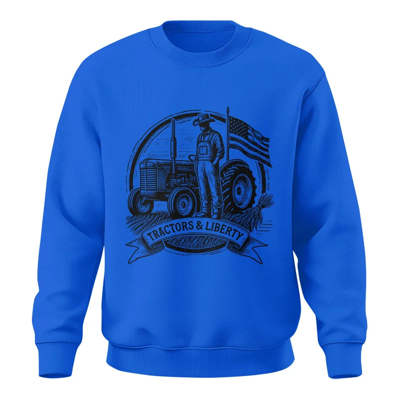 Image of Tractors And Liberty - Unisex Crewneck Sweatshirt