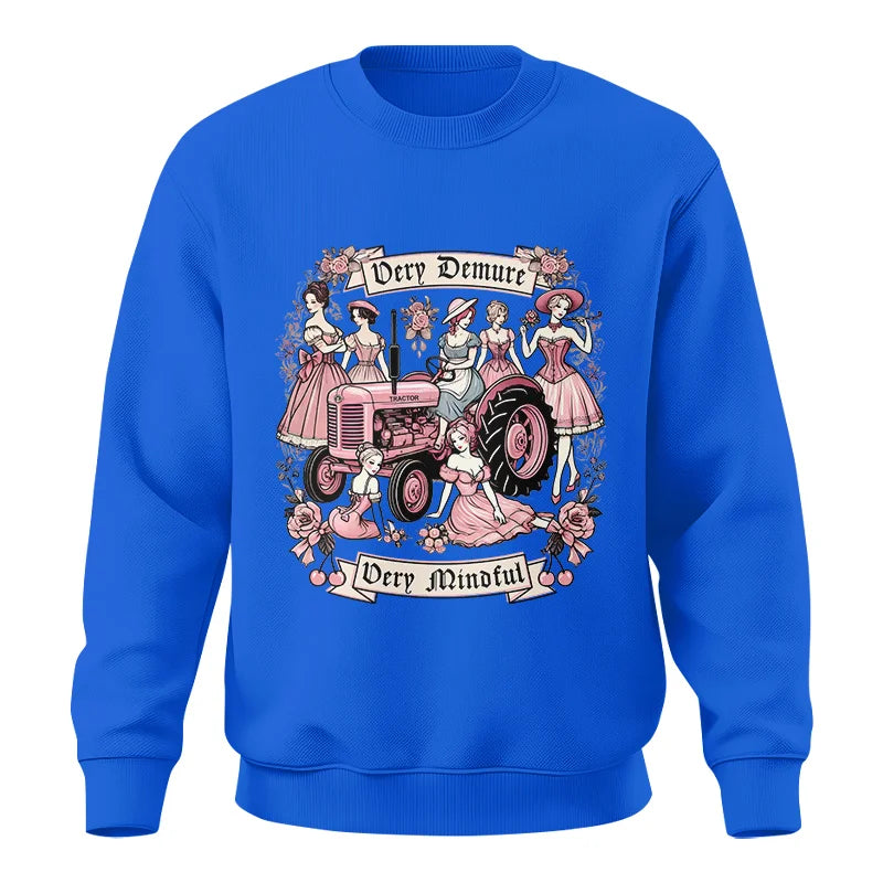 Very Demure Very Mindful Tractor - Unisex Crewneck Sweatshirt