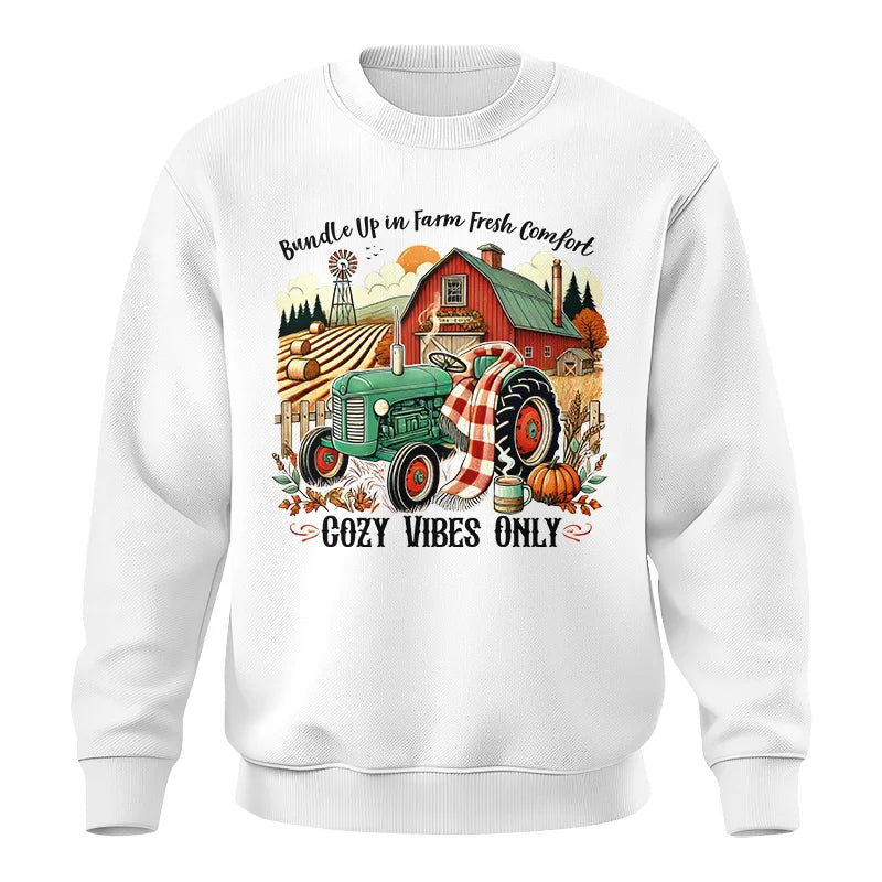 Bundle Up in Farm Fresh Comfort_Cozy Vibes Only - Unisex Crewneck Sweatshirt