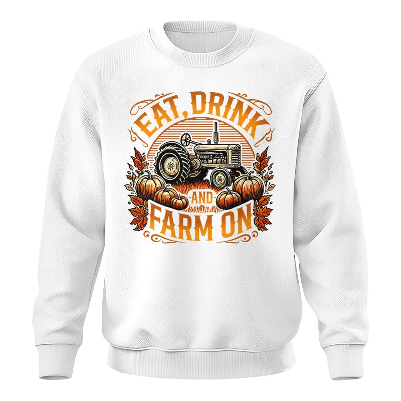 Eat Drink and Farm On 2 - Unisex Crewneck Sweatshirt