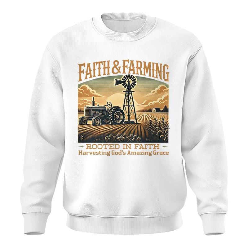 Faith And Farming 3 - Unisex Crewneck Sweatshirt