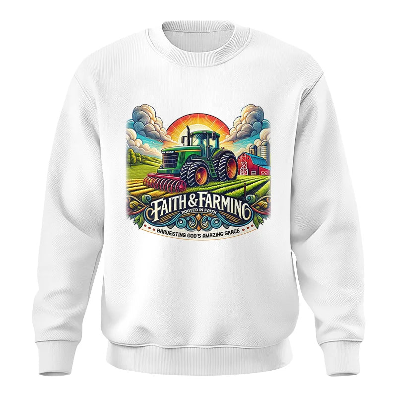 Faith and Farming 5 - Unisex Crewneck Sweatshirt